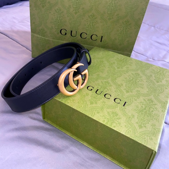 authentic gucci marmont belt size 85, fits 29-32 waist. comes with receipt! - Picture 1 of 1